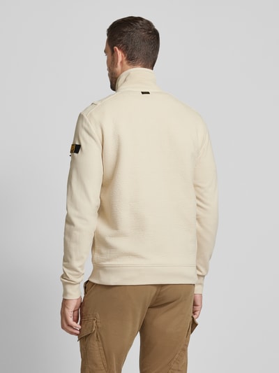 PME Legend Sweatjack met opstaande kraag Offwhite - 5