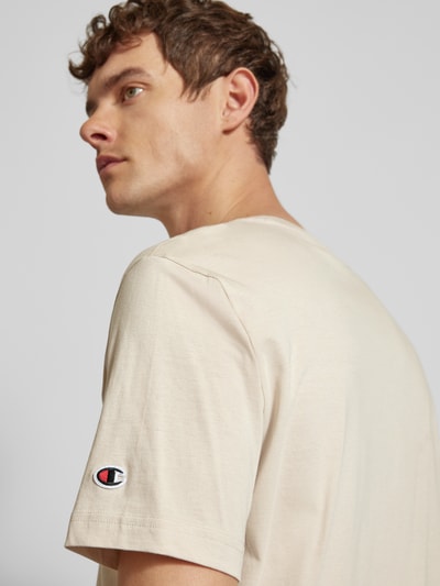 CHAMPION T-shirt met labelprint Beige - 3