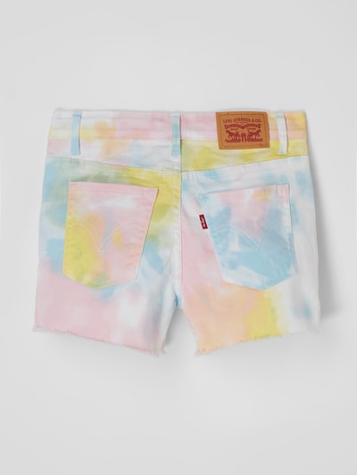 Levi’s® Kids Girlfriend Fit Jeansshorts mit Stretch-Anteil  Weiss 4