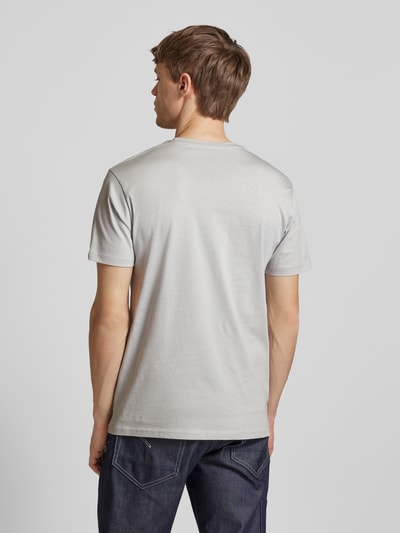 Alpha Industries T-Shirt mit Label-Print Hellgrau 5