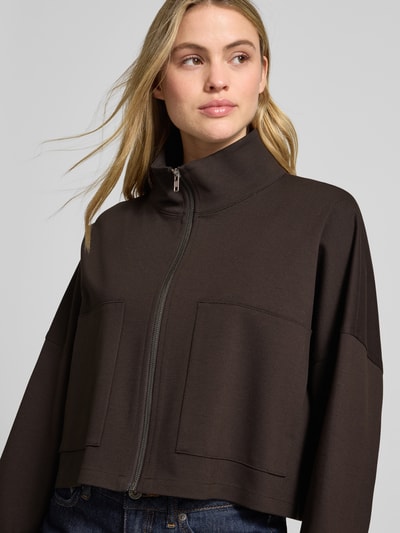 Drykorn Relaxed Fit Jacke mit Stehkragen Modell 'ELSTOW' Schoko 3