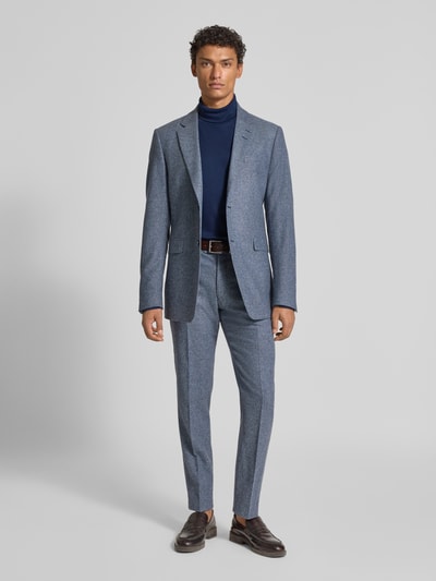 Christian Berg Men Shirt met lange mouwen en col Donkerblauw - 1