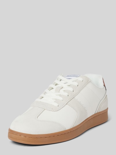 Marc O'Polo Leren sneakers in two-tone-stijl, model 'Vincenzo' Wit - 1