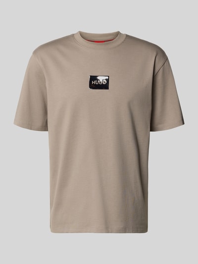 Produktfoto, Regular Fit T-Shirt aus reiner Baumwolle Modell 'DUMEON' von HUGO, Optik: Unifarben, Label-Applikation, Rundhals, Kurzarm, Materialverarbeitung: Jersey