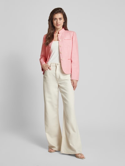 WHITE LABEL Blazer met opstaande kraag Koraal - 1