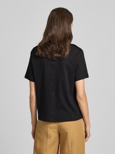 Tommy Hilfiger Regular fit T-shirt van puur katoen Zwart - 5