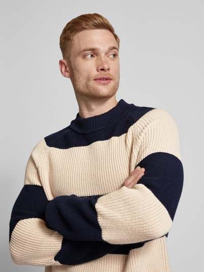 Tommy Hilfiger Sweter z dzianiny z raglanowymi rękawami Granatowy 3