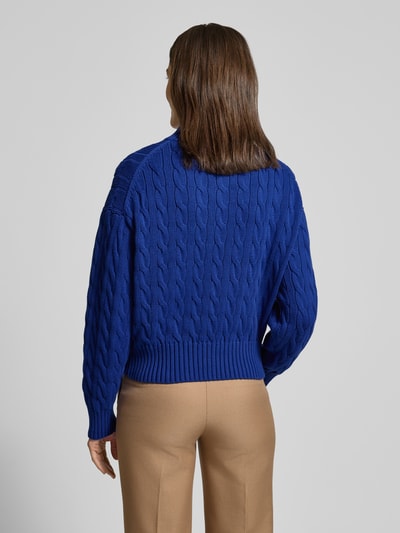 Polo Ralph Lauren Regular fit pullover in gebreide look Koningsblauw - 5
