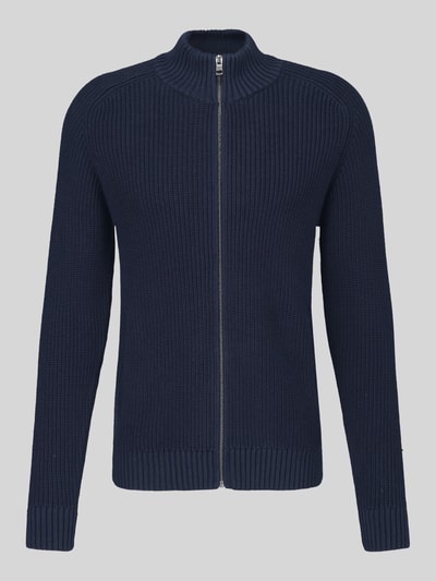 s.Oliver RED LABEL Gebreid vest met ritssluiting Marineblauw - 2