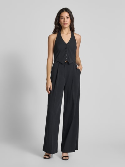 Swing Jumpsuit met halter Zwart - 4