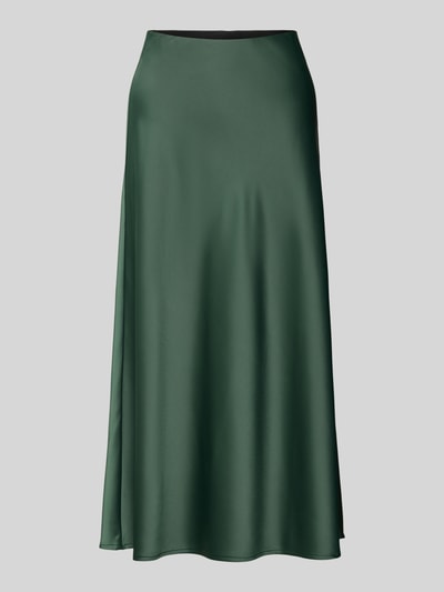 YAS Spódnica midi z plisami model ‘PELLA’ Ciemnozielony 2