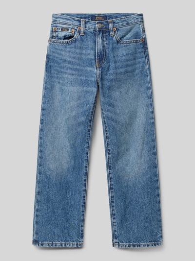 Polo Ralph Lauren Kids Relaxed Fit Jeans mit Label-Detail Blau 1