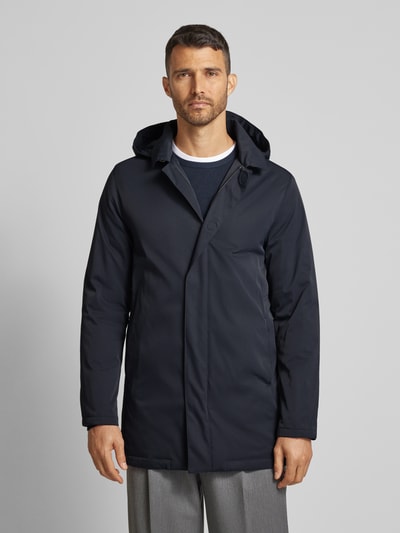 Profuomo Parka met steekzakken, model 'MONT' Marineblauw - 4