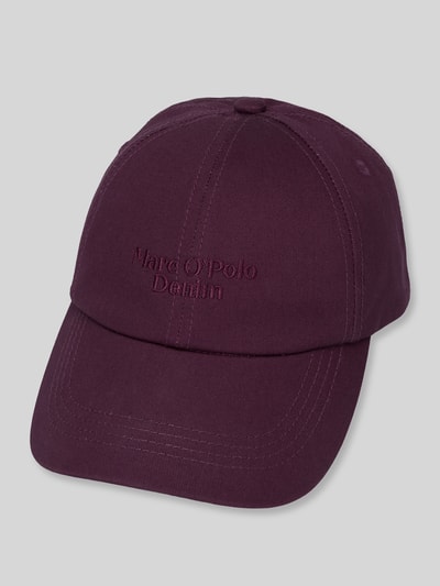Marc O'Polo DENIM Cap aus reiner Baumwolle Bordeaux 1