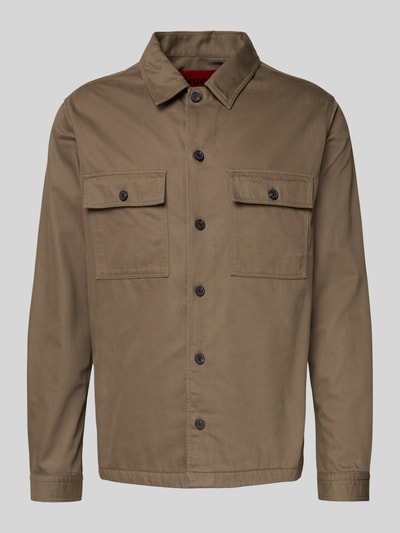 HUGO Oversized overhemd van puur katoen, model 'EPOLDO' Middengrijs - 2