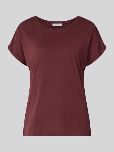 Christian Berg Woman regular fit T-shirt met ronde hals Chocoladebruin - 2