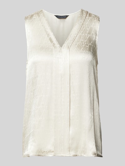 ARMANI EXCHANGE Blousetop met V-hals Offwhite - 2