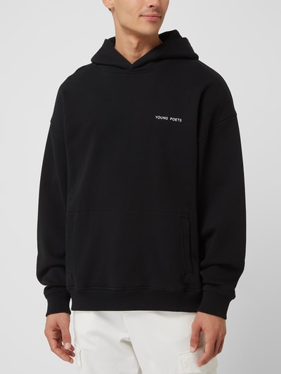 YOUNG POETS SOCIETY Hoodie aus Baumwolle Modell 'Poet Danis' Black 4