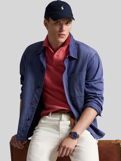 Polo Ralph Lauren Koszulka polo z czystej bawełny o kroju slim fit Brudnoróżowy 6