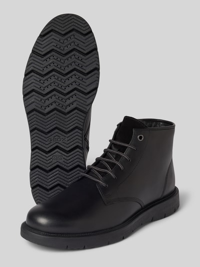 Geox Boots met ritssluiting, model 'U POVE' Zwart - 4