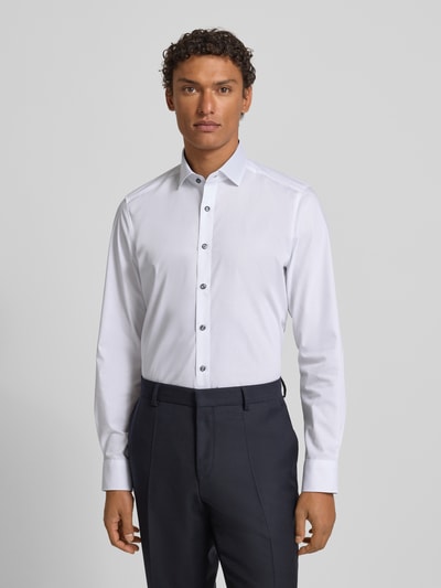 OLYMP Level 5 Slim Fit businessoverhemd in premiumkwaliteit Wit - 4