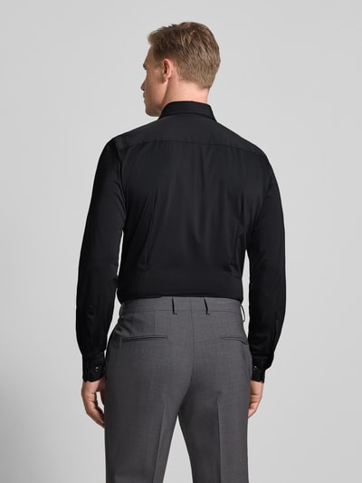 JOOP! Collection Koszula biznesowa o kroju slim fit z listwą guzikową Czarny 5