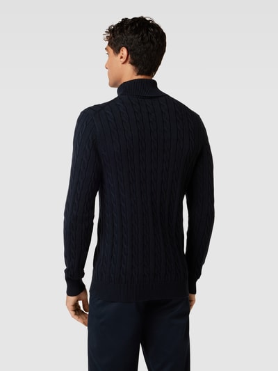 Gant Strickpullover mit Rollkragen Marine 5