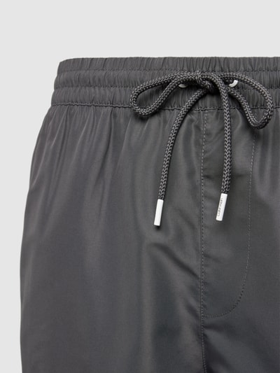 Calvin Klein Underwear Badehose mit Tunnelzug Modell 'DRAWSTRING' Dunkelgrau 2