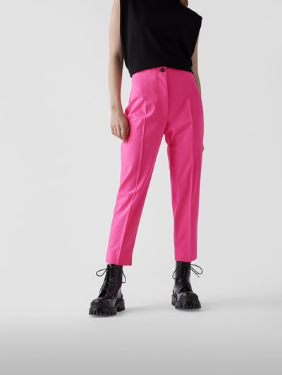 MSGM Wollhose in 7/8-Länge Fuchsia 4