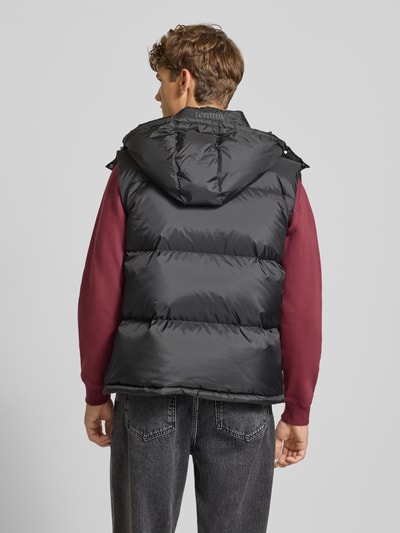 Tommy Jeans Regular fit bodywarmer met afneembare capuchon Zwart - 5