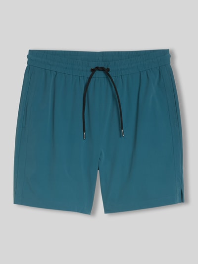 Tom Tailor Denim Relaxed Fit Sweatshorts mit Tunnelzug Petrol 2