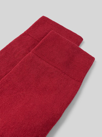 Christian Berg Men Socken aus Baumwoll-Mix Dunkelrot 2