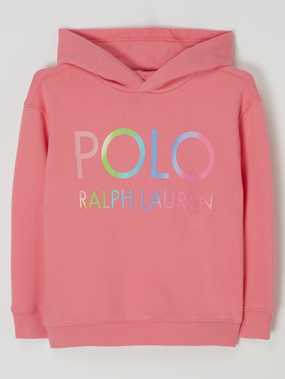 Polo Ralph Lauren Teens Bluza z kapturem z logo Mocnoróżowy 1