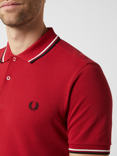 Fred Perry Koszulka polo z piki  Czerwony 3