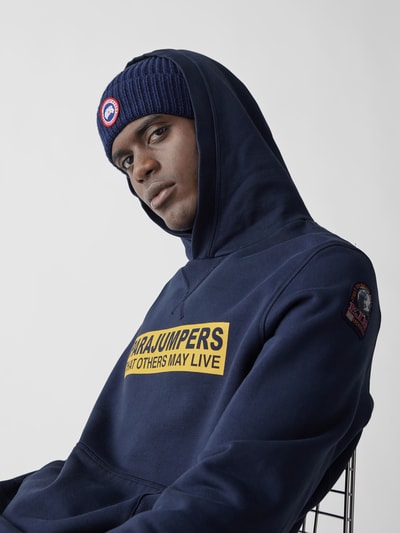 Canada Goose Beanie mit Label-Patch Marineblau 1