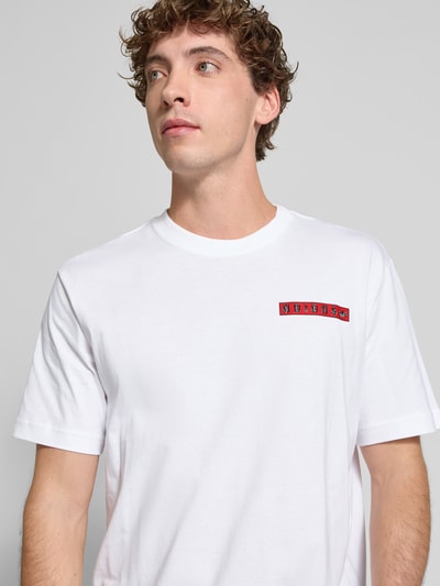 adidas Originals T-Shirt mit Label-Print Weiss 3