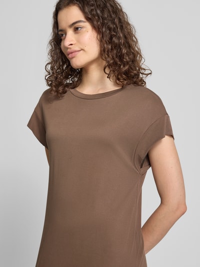 PIECES Rechte vrijetijdsjurk van viscosemix model 'ANORA' Kaki - 3