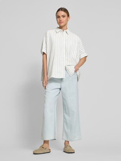 JAKE*S STUDIO WOMAN Relaxed fit blouse met 1/2-mouwen Offwhite - 1