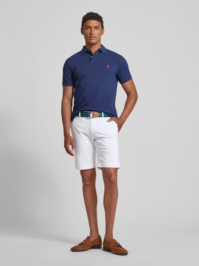 Polo Ralph Lauren Szorty o kroju slim stretch fit w jednolitym kolorze Biały 1