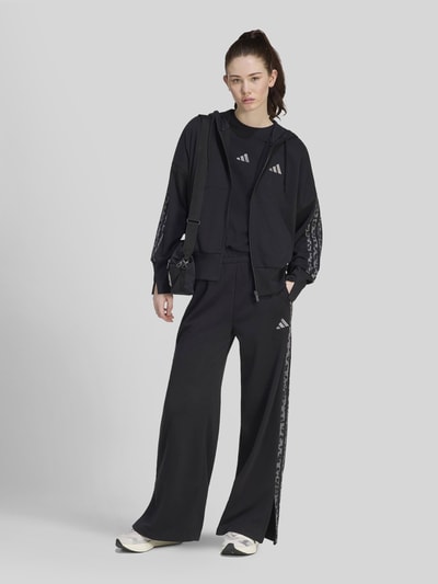 adidas Sportswear Regular Fit Sweatjacke aus Baumwoll-Mix Black 1
