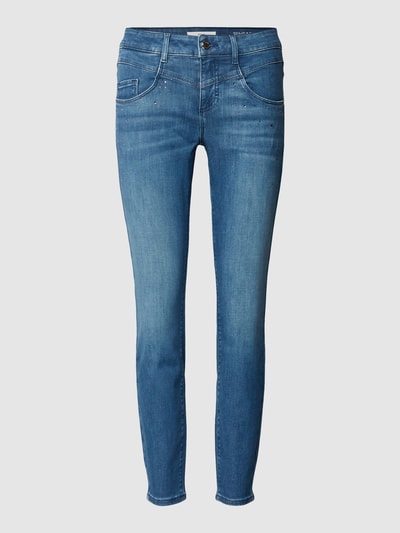 Brax Slim fit jeans met verkorte pijpen, model 'STYLE.ANA' Blauw - 2