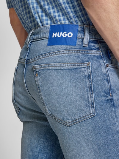 Hugo Blue Regular fit jeans in 5-pocketmodel, model 'Ash' Lichtblauw - 3