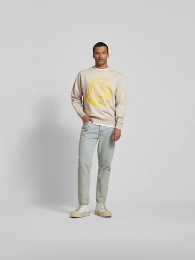 Billionaire Boys Club Sweatshirt mit Motiv-Print Offwhite 1