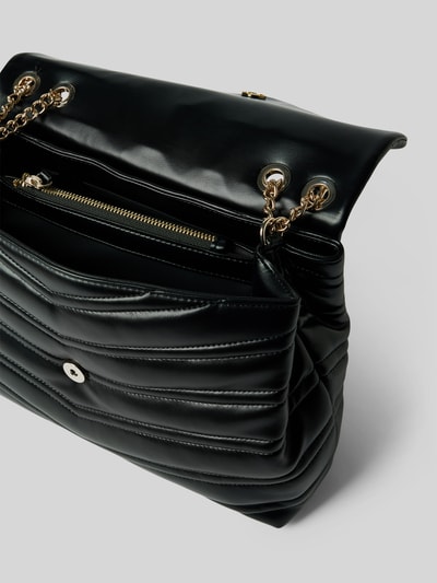 VALENTINO BAGS Handtasche mit Steppnähten Modell 'PRIVILEGE' Black 4