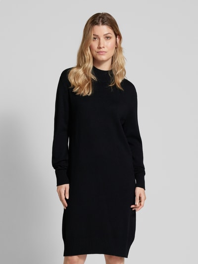 Christian Berg Woman Knielanges Kleid Stehkragen Black 4