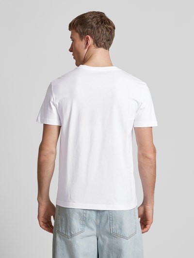 Calvin Klein Jeans Regular Fit T-Shirt aus reiner Baumwolle Anthrazit 5