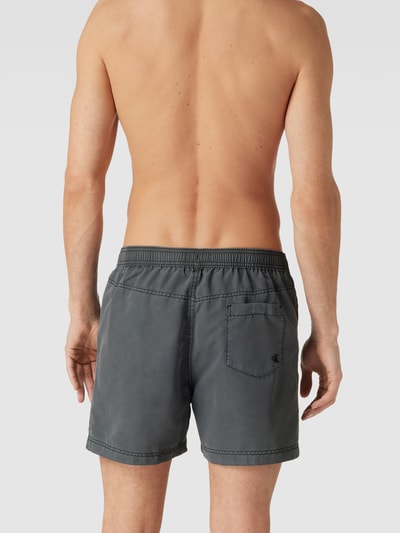 Calvin Klein Underwear Badehose mit Label-Stitching Black 4