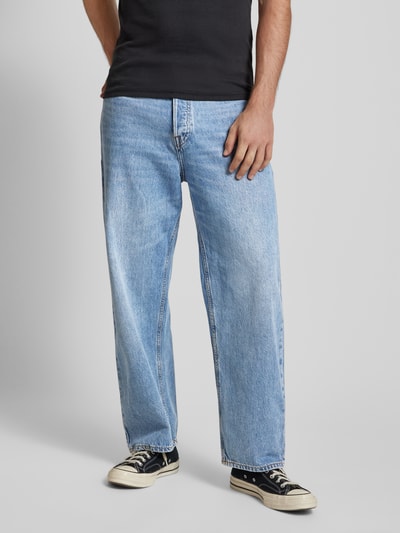 Jack & Jones Baggy fit jeans in 5-pocketmodel, model 'ALEX ORIGINAL' Lichtblauw - 4