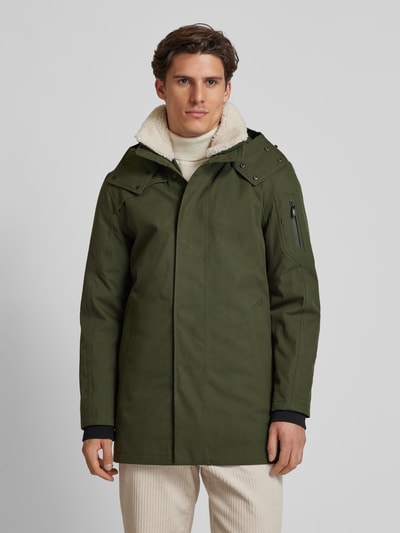 G-LAB Parka met opstaande kraag, model 'MAGNUM' Olijfgroen - 4