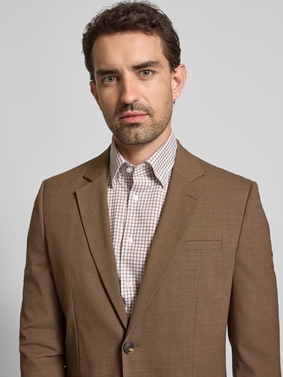 HUGO Extra Slim Fit 2-Knopf-Sakko mit Schurwoll-Anteil Modell 'Arti' Mittelbraun 3